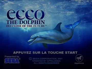 Ecco the Dolphin - Defender of the Future screen shot title